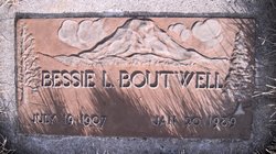 Bessie Luella <I>Case/ Cable/ Odle</I> Boutwell 