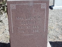 Lucy Dillard <I>Hamlin</I> Douthit 