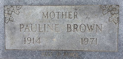 Pauline <I>Eutsey</I> Brown 