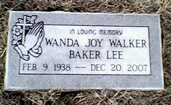 Wanda Joy <I>Walker</I> Lee 