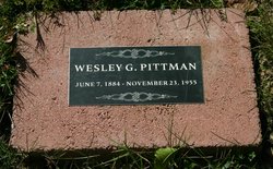Wesley G Pittman 