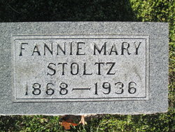Frances Mary “Fannie” <I>Fearheiley</I> Stoltz 