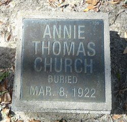 Annie Thomas <I>Kennedy</I> Church 