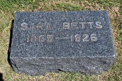 Sarah Ann <I>Samuels</I> Betts 