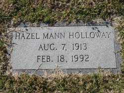 Hazel Mann Holloway 