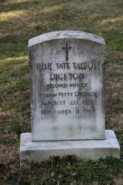 Nellie Tate <I>Talbott</I> Dickson 