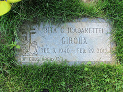 Rita G <I>Cadarette</I> Giroux 