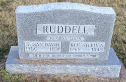 Susanna “Susan” <I>David</I> Ruddell 