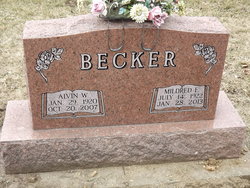 Mildred E <I>Hoerr</I> Becker 