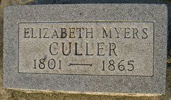 Elizabeth <I>Myers</I> Culler 