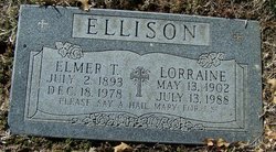 Elmer Thomas Ellison 