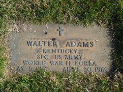 SFC Walter Adams 