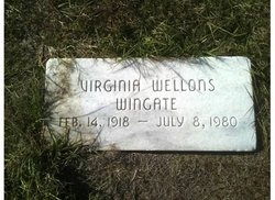 Virginia <I>Wellons</I> Wingate 