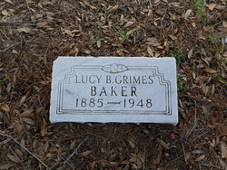 Lucy B <I>Grimes</I> Baker 