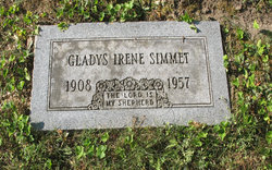 Gladys Irene <I>Tuck</I> Simmet 