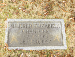 Mildred Elizabeth <I>Durbin</I> Chandler 