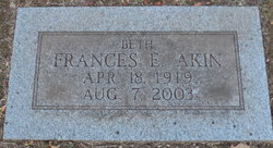 Frances E. “Beth” Akin 