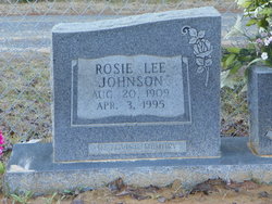 Rosie Lee <I>Worley</I> Johnson 