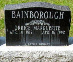 Orrice Marguerite <I>McDougall</I> Bainborough 