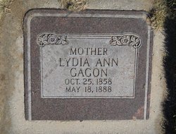 Lydia Ann <I>Taylor</I> Gagon 