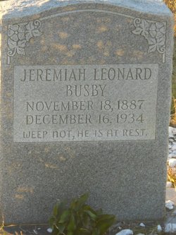 Jeremiah Leonard Busby Jr.