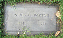 Alice Helen <I>Thomson</I> Barton 