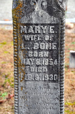 Mary Elizabeth <I>Shields</I> Bone 