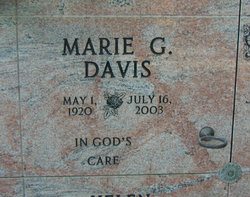 Marie G. <I>Garramone</I> Davis 