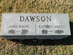 Kathryn Virginia <I>Martin</I> Dawson 
