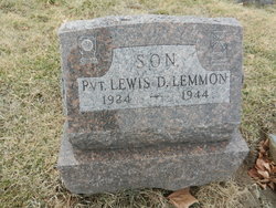 PVT Lewis Dewey Lemmon 