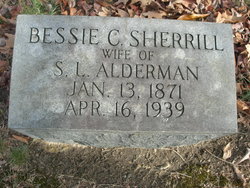 Bessie Caroline <I>Sherrill</I> Alderman 