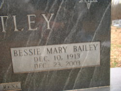 Bessie Mary <I>Bailey</I> Brantley 
