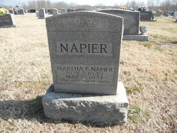 Martha Elizabeth <I>Barbee</I> Napier 