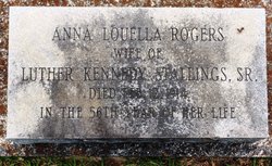 Anna Louella <I>Rogers</I> Stallings 