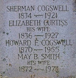 Elizabeth C “Lizzie” <I>Curtiss</I> Cogswell 