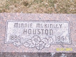 Miriam “Minnie” <I>McKinley</I> Houston 