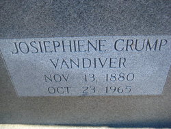 Josephine <I>Crump</I> Vandiver 