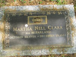 Martha Nell <I>McFarland</I> Clark 