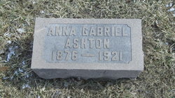Anna <I>Gabriel</I> Ashton 