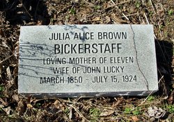 Julia Alice <I>Brown</I> Bickerstaff 