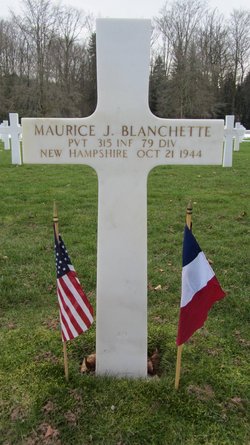 Pvt Maurice J Blanchette 