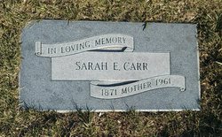 Sarah Estelle <I>Gill</I> Carr 
