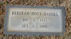 Rebekah Hoyt Haynes 