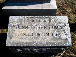 Lucinda Jane “Jennie” <I>Carr</I> Comly 