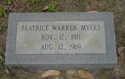 Beatrice “Bea” <I>Warren</I> Myers 