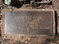 Annie Lee <I>Holdaway</I> Eitel 