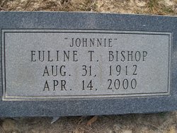 Euline “Johnnie” <I>Tanner</I> Bishop 