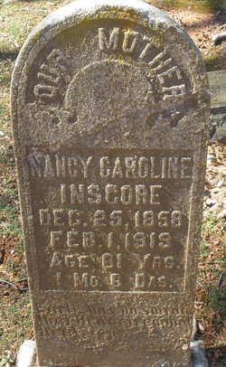 Nancy Caroline Inscore 