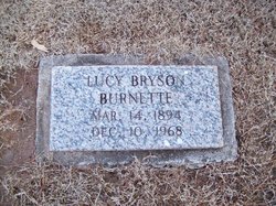 Lucy Weaver <I>Bryson</I> Burnette 