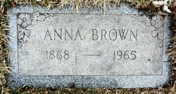Anna <I>Dallard</I> Brown 